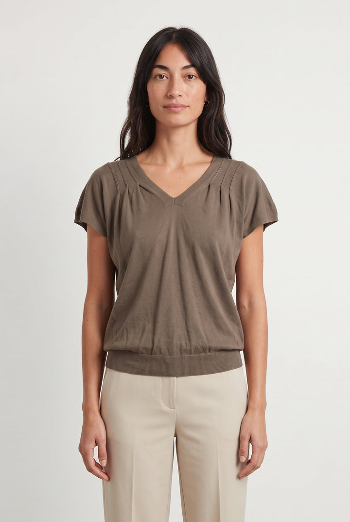 Pull Marron - Taille S/36 de la marque Comptoir des Cotonniers | PARAD120146 - Vendu par Paradigme - Image 1