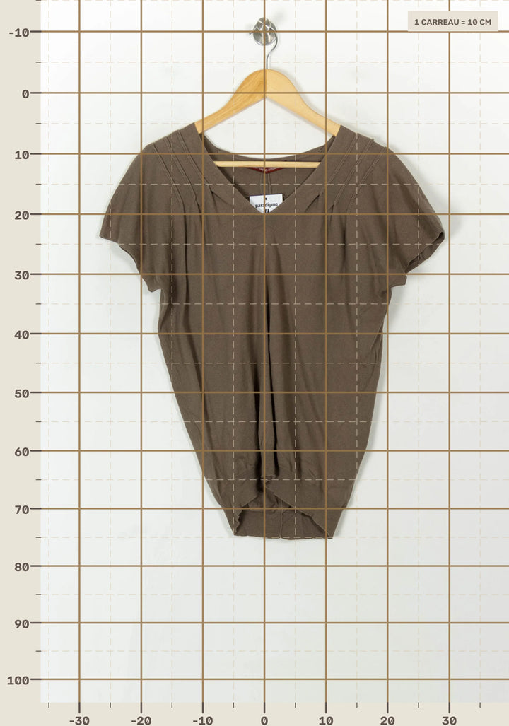 Pull Marron - Taille S/36 de la marque Comptoir des Cotonniers | PARAD120146 - Vendu par Paradigme - Image 4