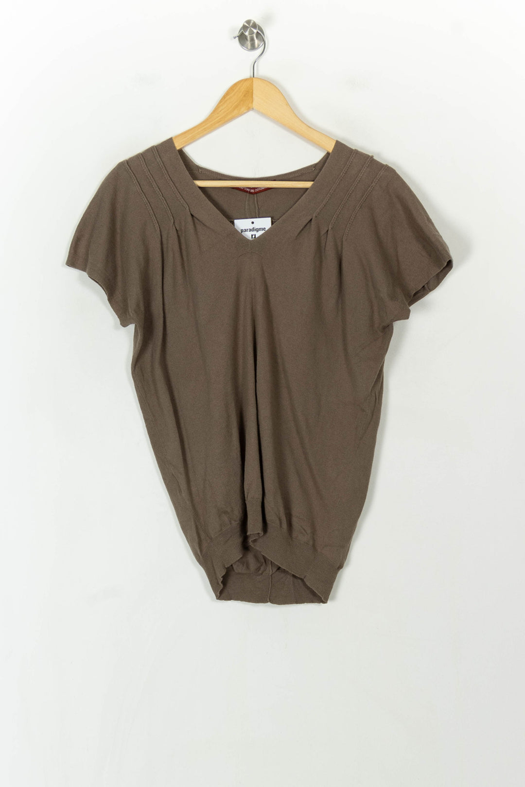 Pull Marron - Taille S/36 de la marque Comptoir des Cotonniers | PARAD120146 - Vendu par Paradigme - Image 2