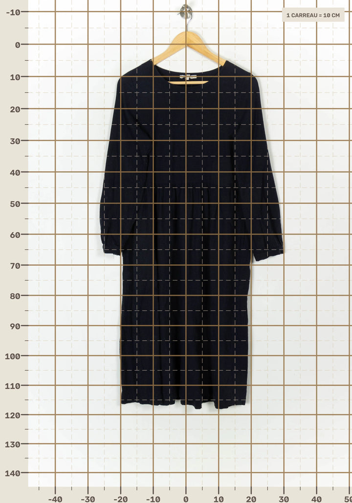Robe Midi Bleue - Taille M/38 de la marque Humility | PARAD120153 - Vendu par Paradigme - Image 4