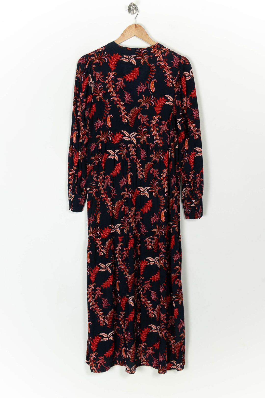 Robe Longue Noire et Rouge - Taille M/38 de la marque La Fée Maraboutée | PARAD120158 - Vendu par Paradigme - Image 5