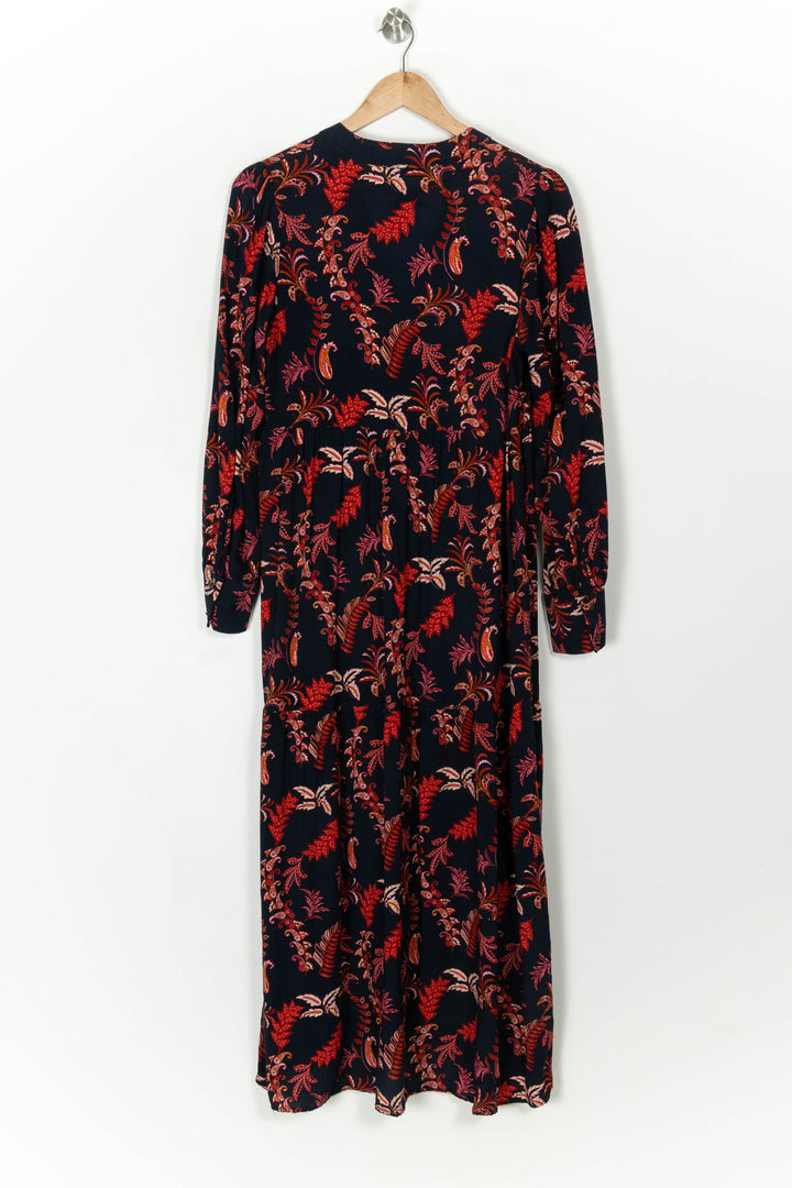 Robe Longue Noire et Rouge - Taille M/38 de la marque La Fée Maraboutée | PARAD120158 - Vendu par Paradigme - Image 5