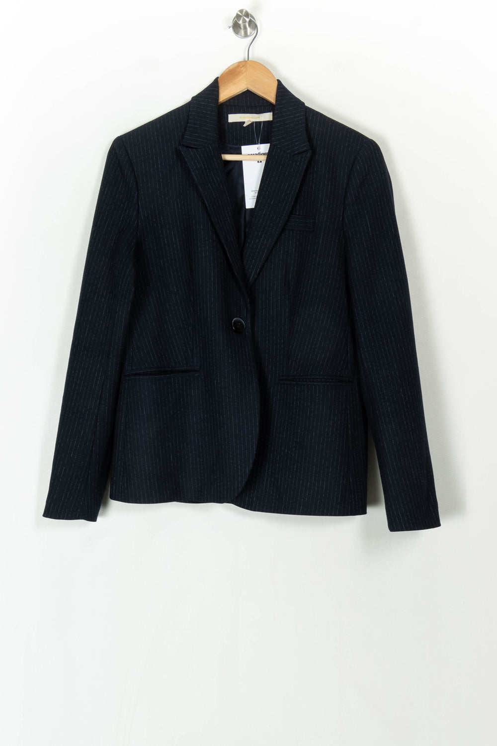 Blazer Bleu - Taille M/38 de la marque La Fée Maraboutée | PARAD120160 - Vendu par Paradigme - Image 2
