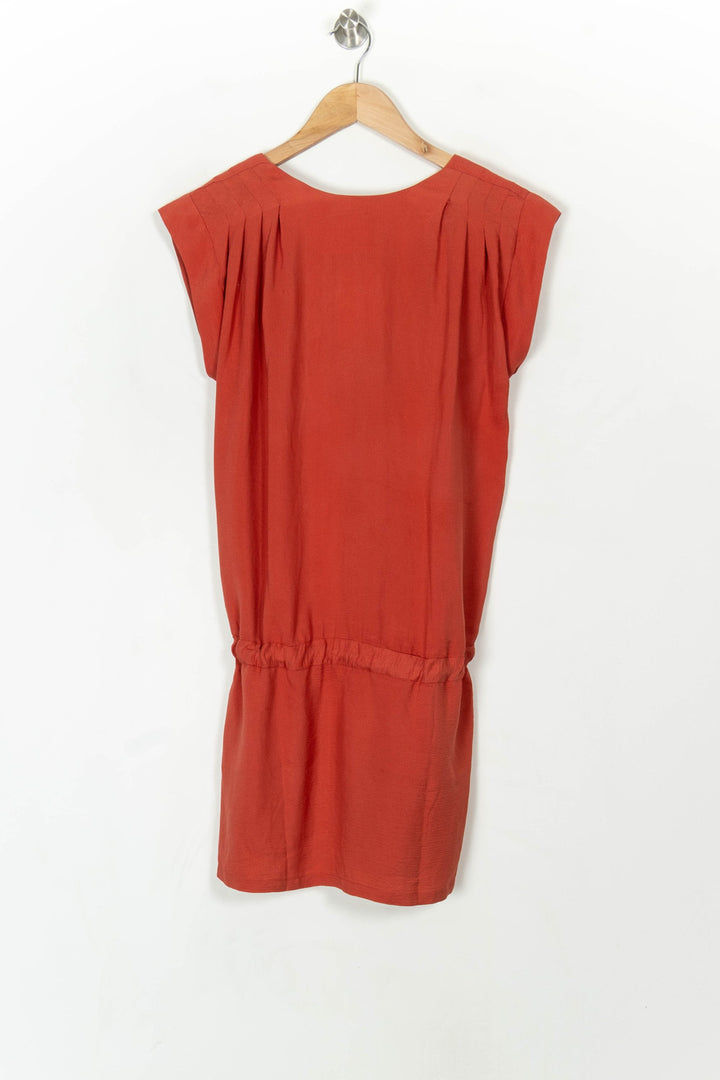 Robe Courte Rouge - Taille S/36 de la marque Sessùn | PARAD120161 - Vendu par Paradigme - Image 5