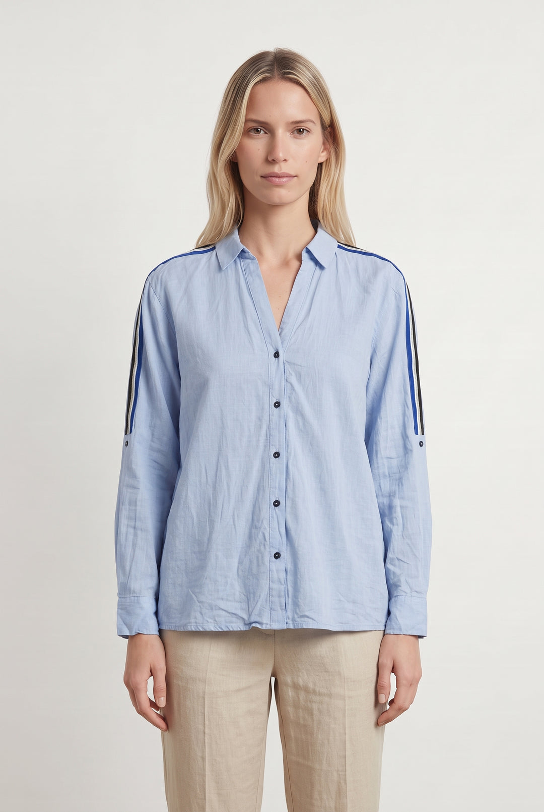 Chemise Bleue - Taille S/36 de la marque Maison 123 | PARAD120164 - Vendu par Paradigme - Image 1