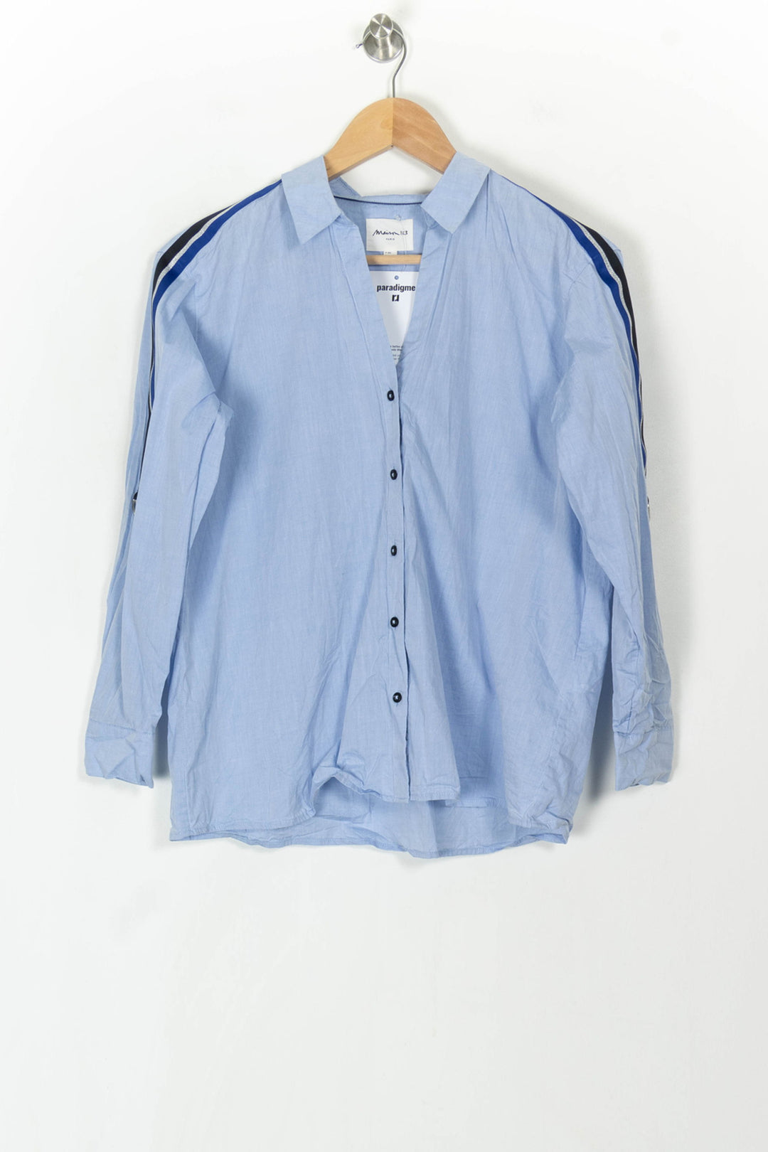 Chemise Bleue - Taille S/36 de la marque Maison 123 | PARAD120164 - Vendu par Paradigme - Image 2