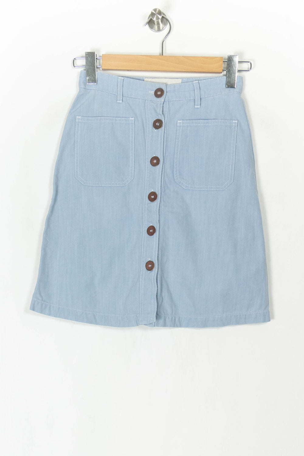 Jupe Courte Bleue - Taille XS/34 de la marque Sessùn | PARAD120165 - Vendu par Paradigme - Image 2