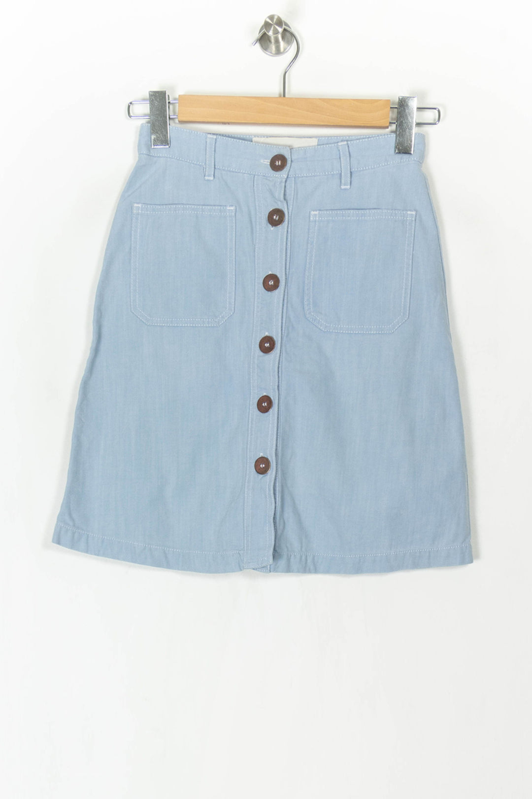 Jupe Courte Bleue - Taille XS/34 de la marque Sessùn | PARAD120165 - Vendu par Paradigme - Image 2