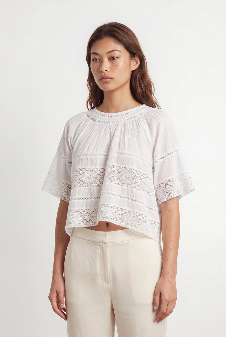 Blouse Blanche - Taille M/38 de la marque The Kooples | PARAD120169 - Vendu par Paradigme - Image 1