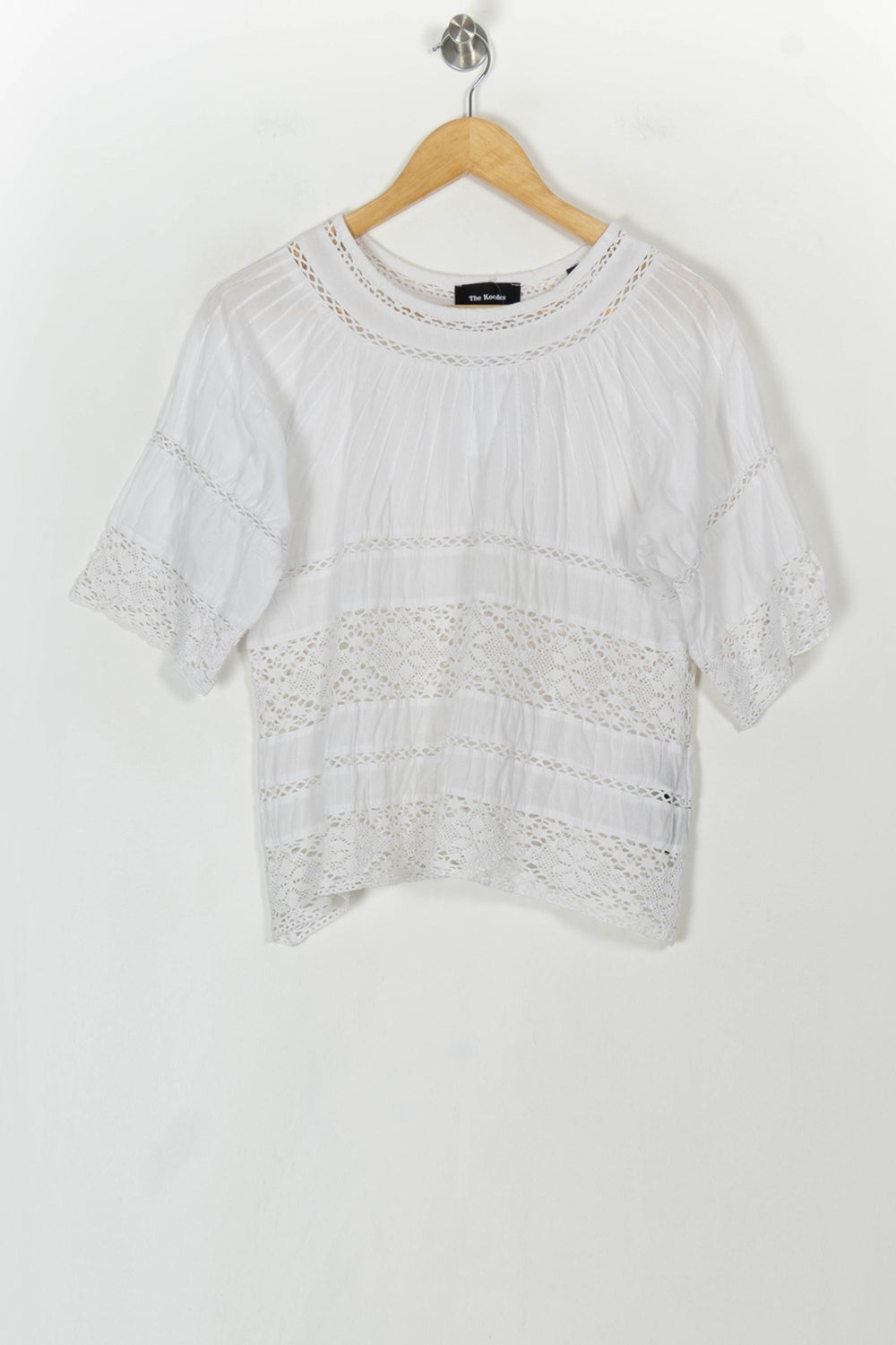 Blouse Blanche - Taille M/38 de la marque The Kooples | PARAD120169 - Vendu par Paradigme - Image 2
