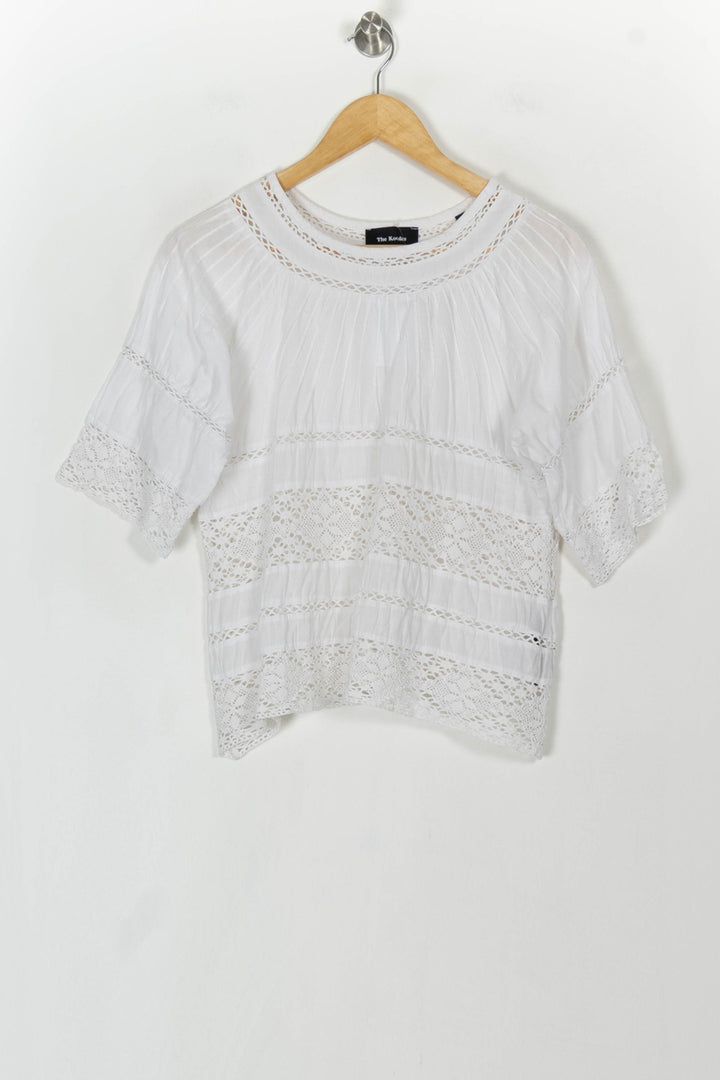 Blouse Blanche - Taille M/38 de la marque The Kooples | PARAD120169 - Vendu par Paradigme - Image 2