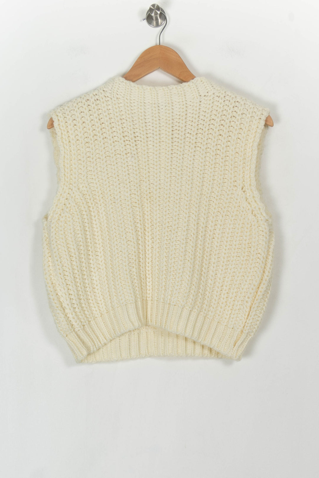 Pull Sans Manches Beige - Taille XS/34 de la marque Sessùn | PARAD120171 - Vendu par Paradigme - Image 5