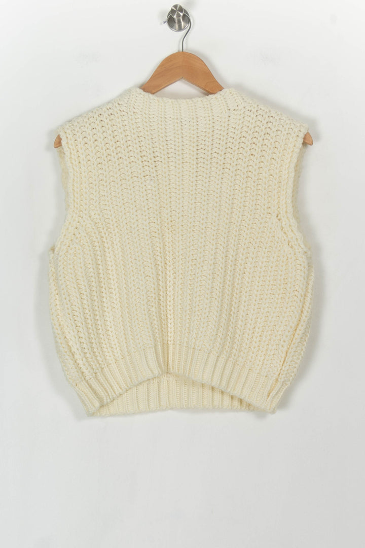 Pull Sans Manches Beige - Taille XS/34 de la marque Sessùn | PARAD120171 - Vendu par Paradigme - Image 5