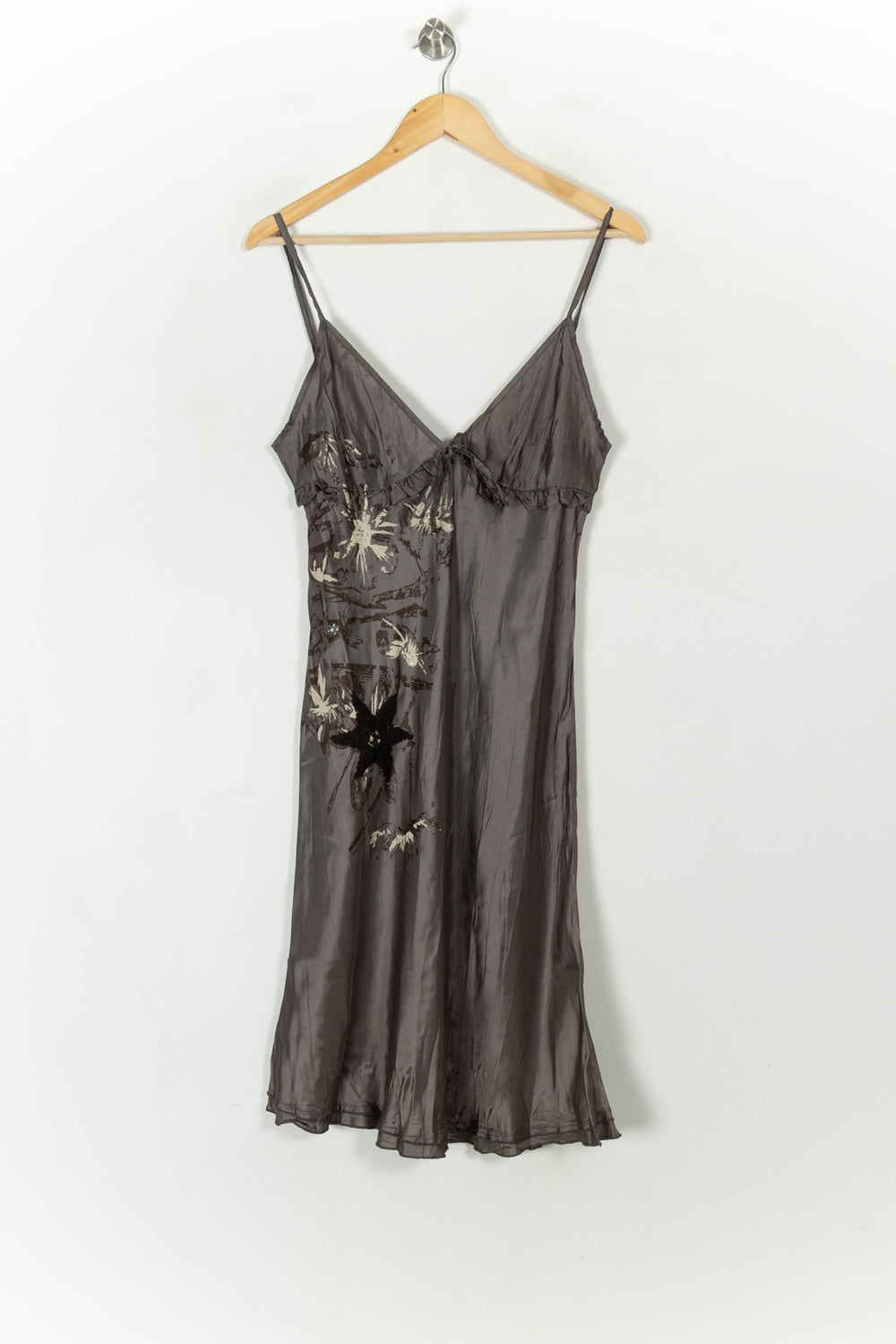 Robe Nuisette Grise - Taille L/40 de la marque La Fée Maraboutée | PARAD120175 - Vendu par Paradigme - Image 2