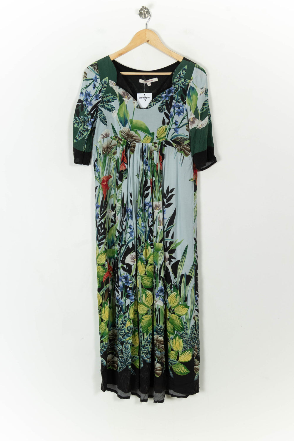 Robe Longue Multicolore - Taille XS/34 de la marque La Fée Maraboutée | PARAD120176 - Vendu par Paradigme - Image 2