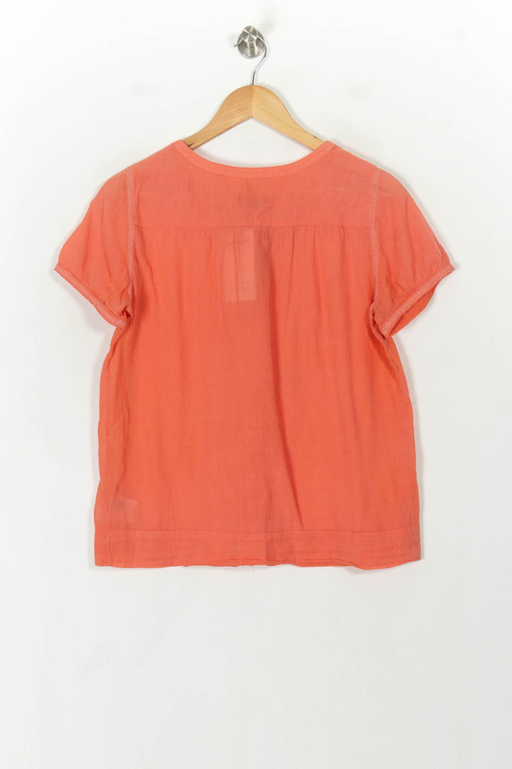 Blouse Orange - Taille L/40 de la marque Caroll | PARAD120182 - Vendu par Paradigme - Image 5