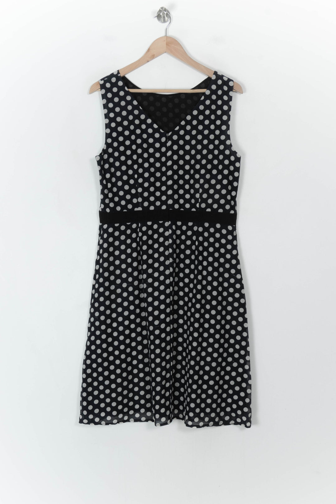 Robe Sans Manches Noire à Pois Blancs - Taille XXL/44 de la marque Maison 123 | PARAD120183 - Vendu par Paradigme - Image 5