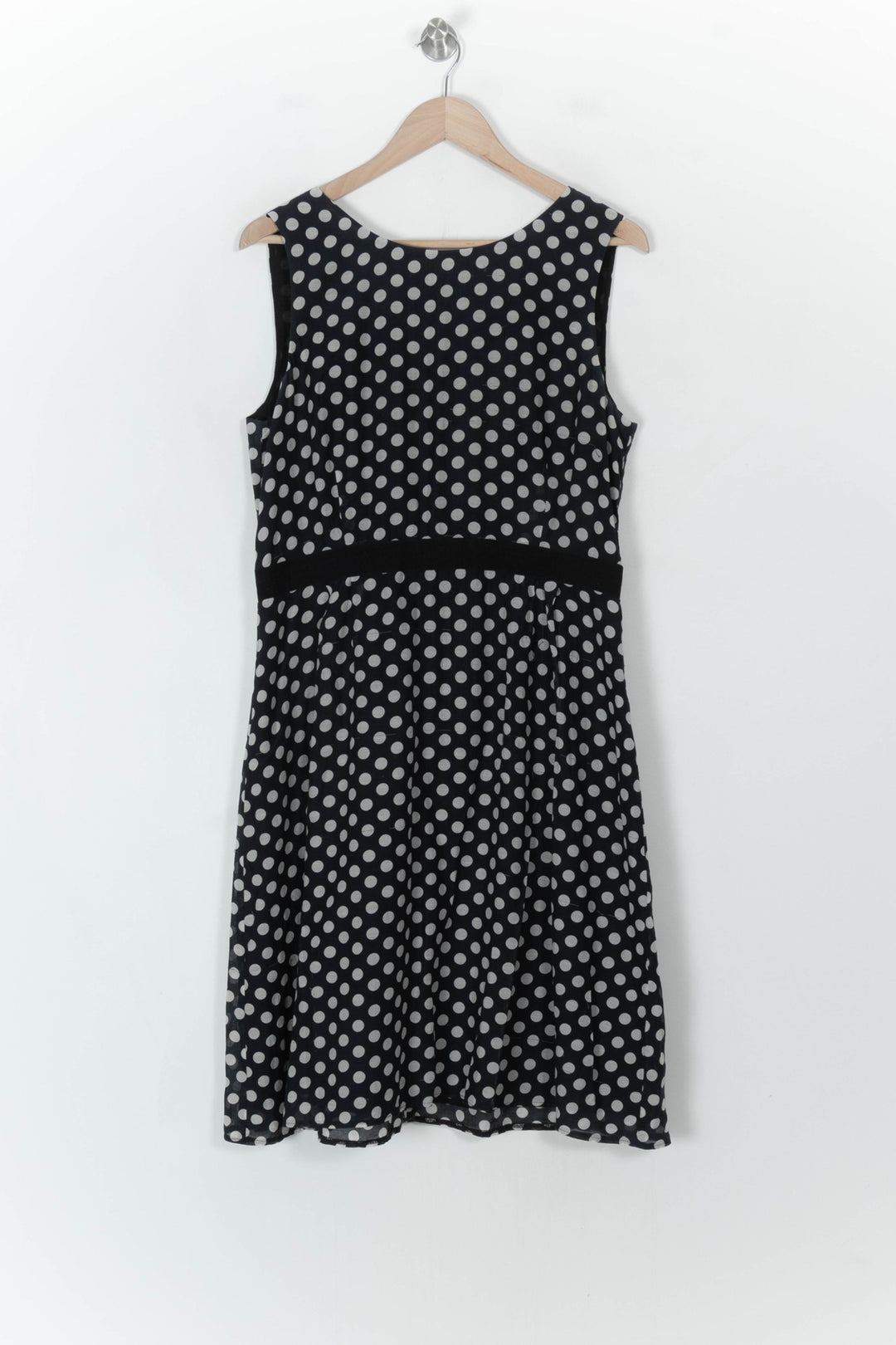 Robe Sans Manches Noire à Pois Blancs - Taille XXL/44 de la marque Maison 123 | PARAD120183 - Vendu par Paradigme - Image 2