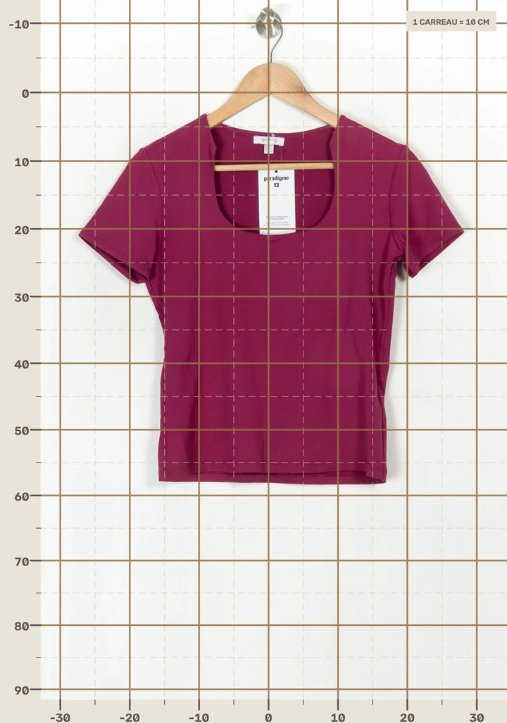 T-shirt Rose - Taille XL/42 de la marque Maison 123 | PARAD120184 - Vendu par Paradigme - Image 4
