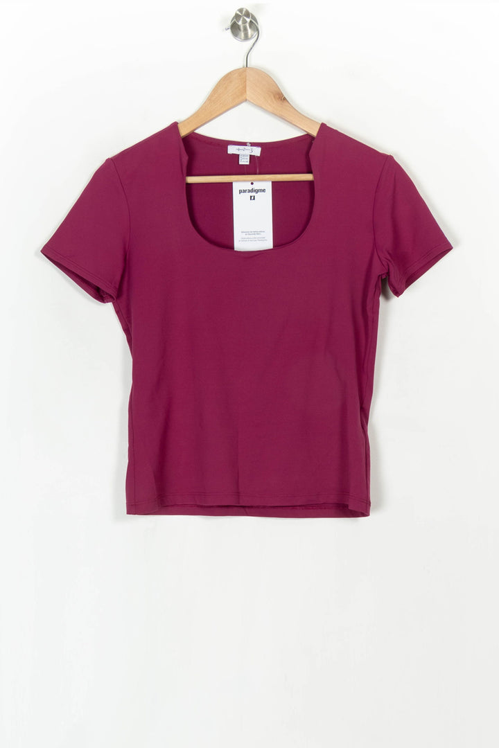 T-shirt Rose - Taille XL/42 de la marque Maison 123 | PARAD120184 - Vendu par Paradigme - Image 2