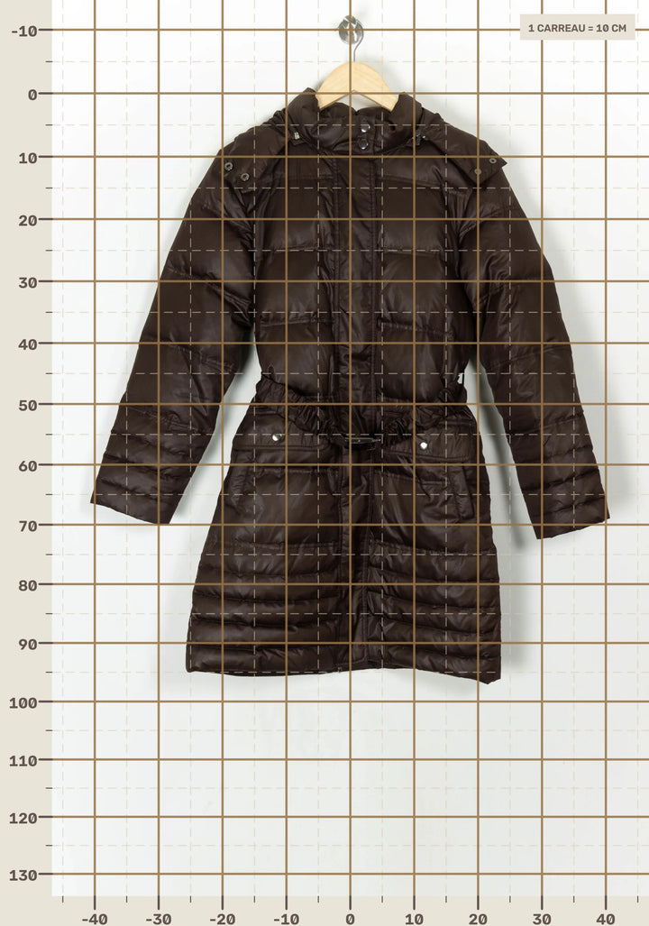 Doudoune Marron - Taille M/38 de la marque Gerard Darel | PARAD120186 - Vendu par Paradigme - Image 4