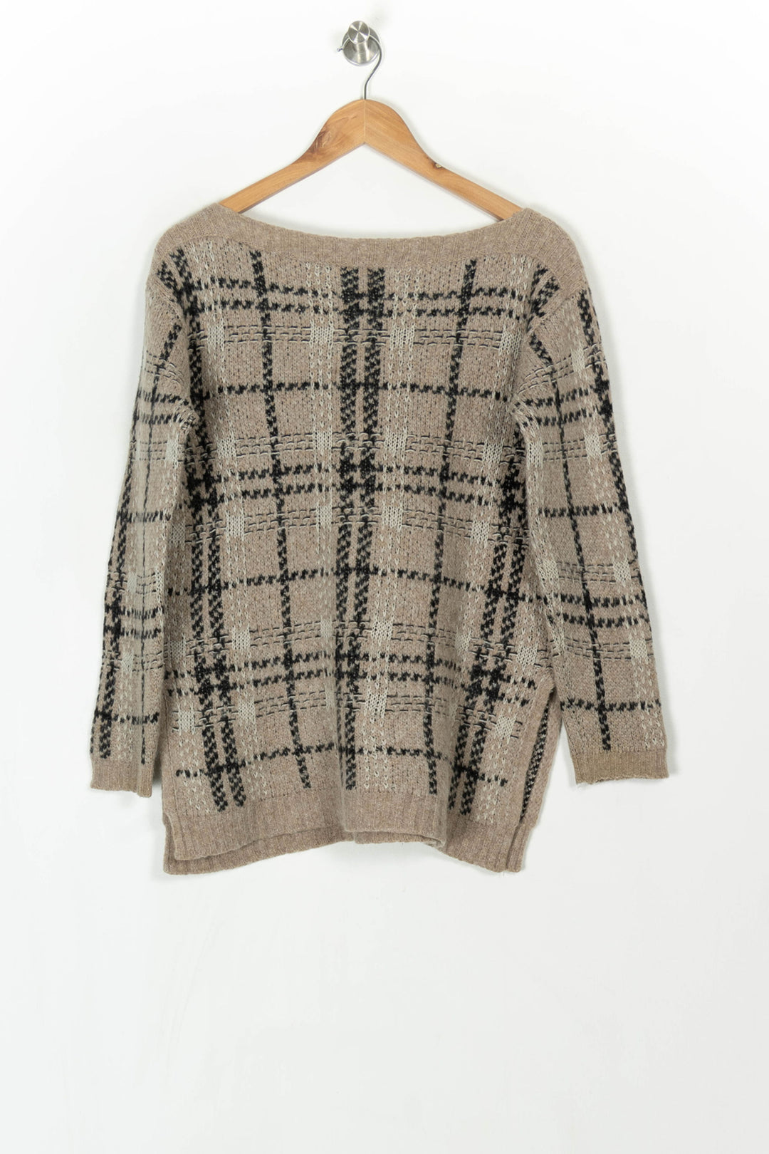 Pull Beige et Noir - Taille M/38 de la marque Max Mara | PARAD120189 - Vendu par Paradigme - Image 5