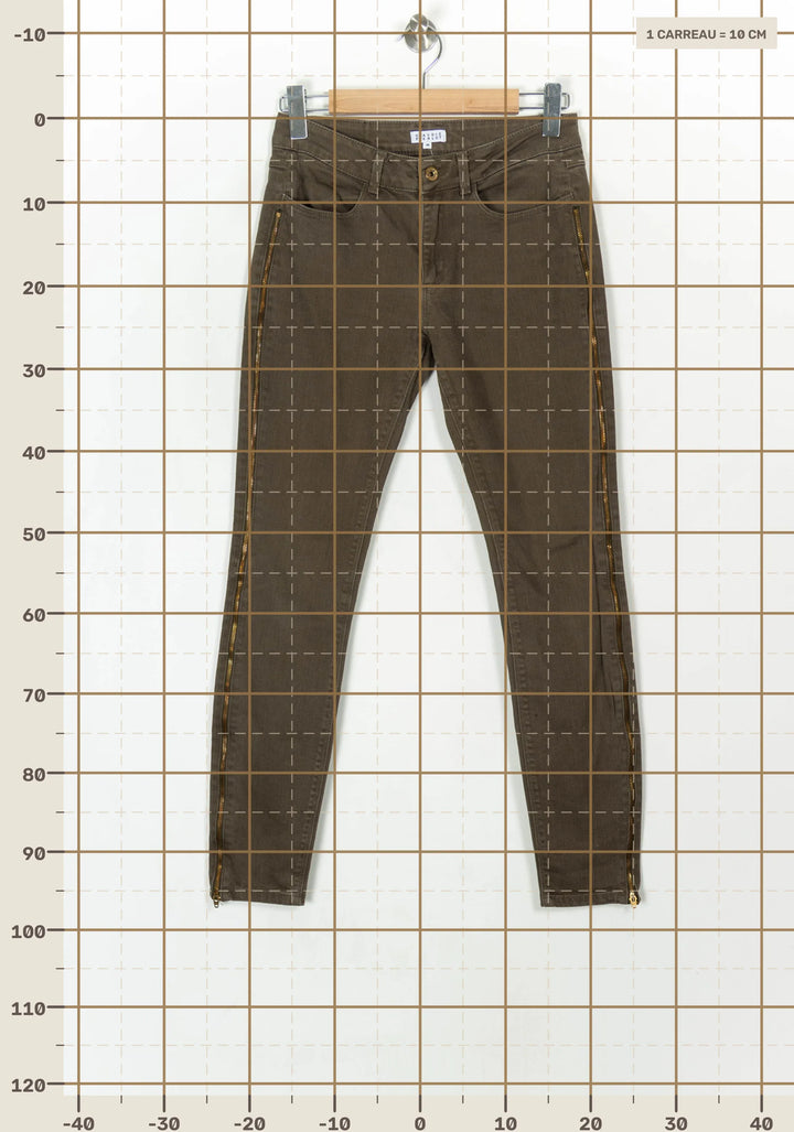 Jean Vert - Taille M/38 de la marque Claudie Pierlot | PARAD120191 - Vendu par Paradigme - Image 4
