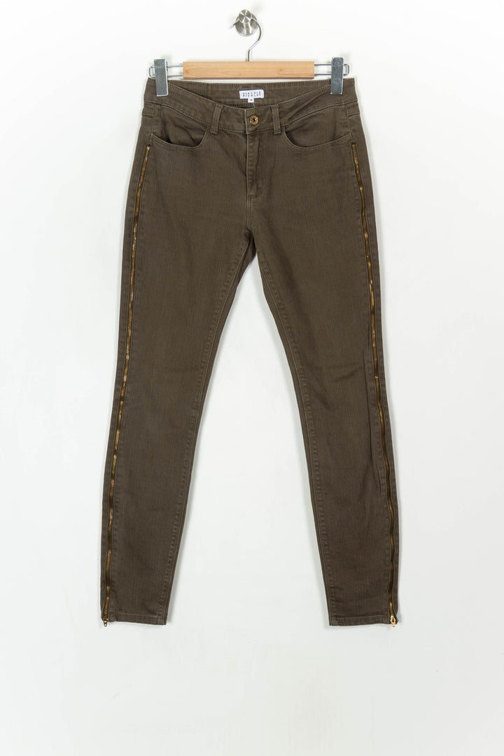 Jean Vert - Taille M/38 de la marque Claudie Pierlot | PARAD120191 - Vendu par Paradigme - Image 2