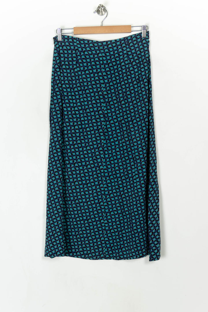 Jupe Longue Bleue - Taille M/38 de la marque La Fée Maraboutée | PARAD120198 - Vendu par Paradigme - Image 5