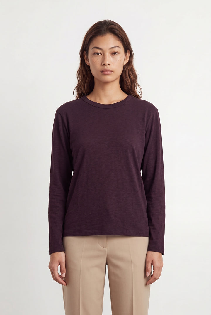 Tee-shirt Manches Longues Violet - Taille M/38 de la marque Des petits hauts | PARAD120199 - Vendu par Paradigme - Image 1