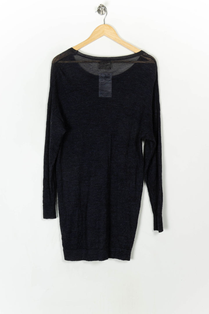 Robe Pull Bleue - Taille M/38 de la marque American Vintage | PARAD120204 - Vendu par Paradigme - Image 5