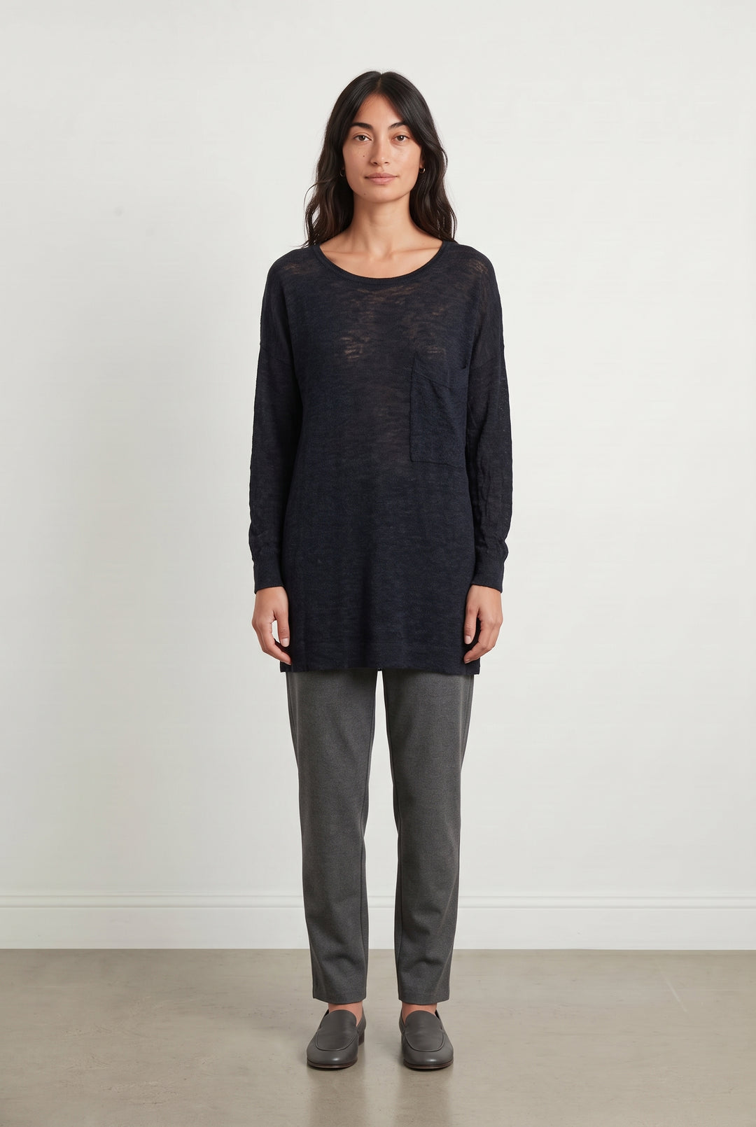 Robe Pull Bleue - Taille M/38 de la marque American Vintage | PARAD120204 - Vendu par Paradigme - Image 1