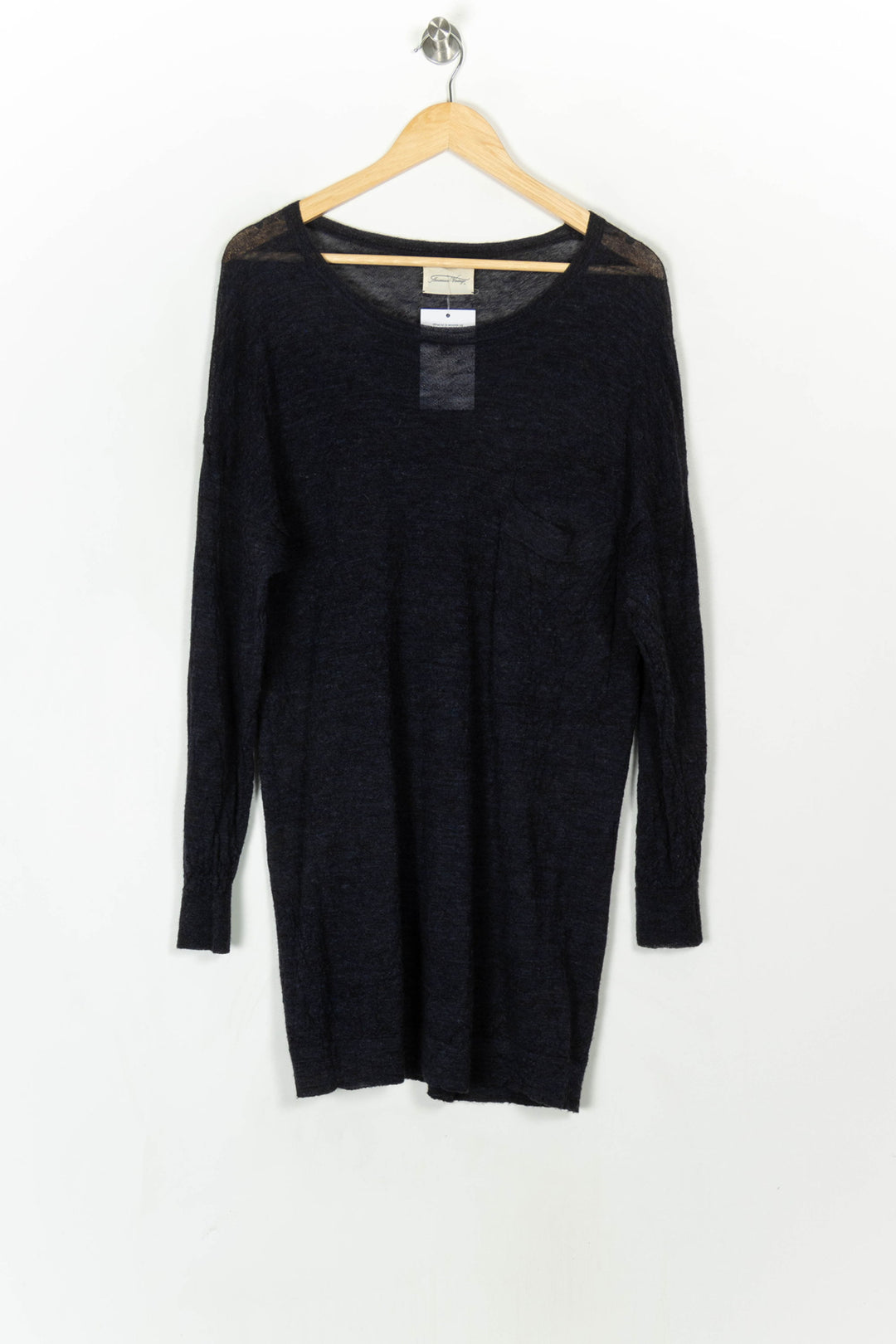Robe Pull Bleue - Taille M/38 de la marque American Vintage | PARAD120204 - Vendu par Paradigme - Image 2