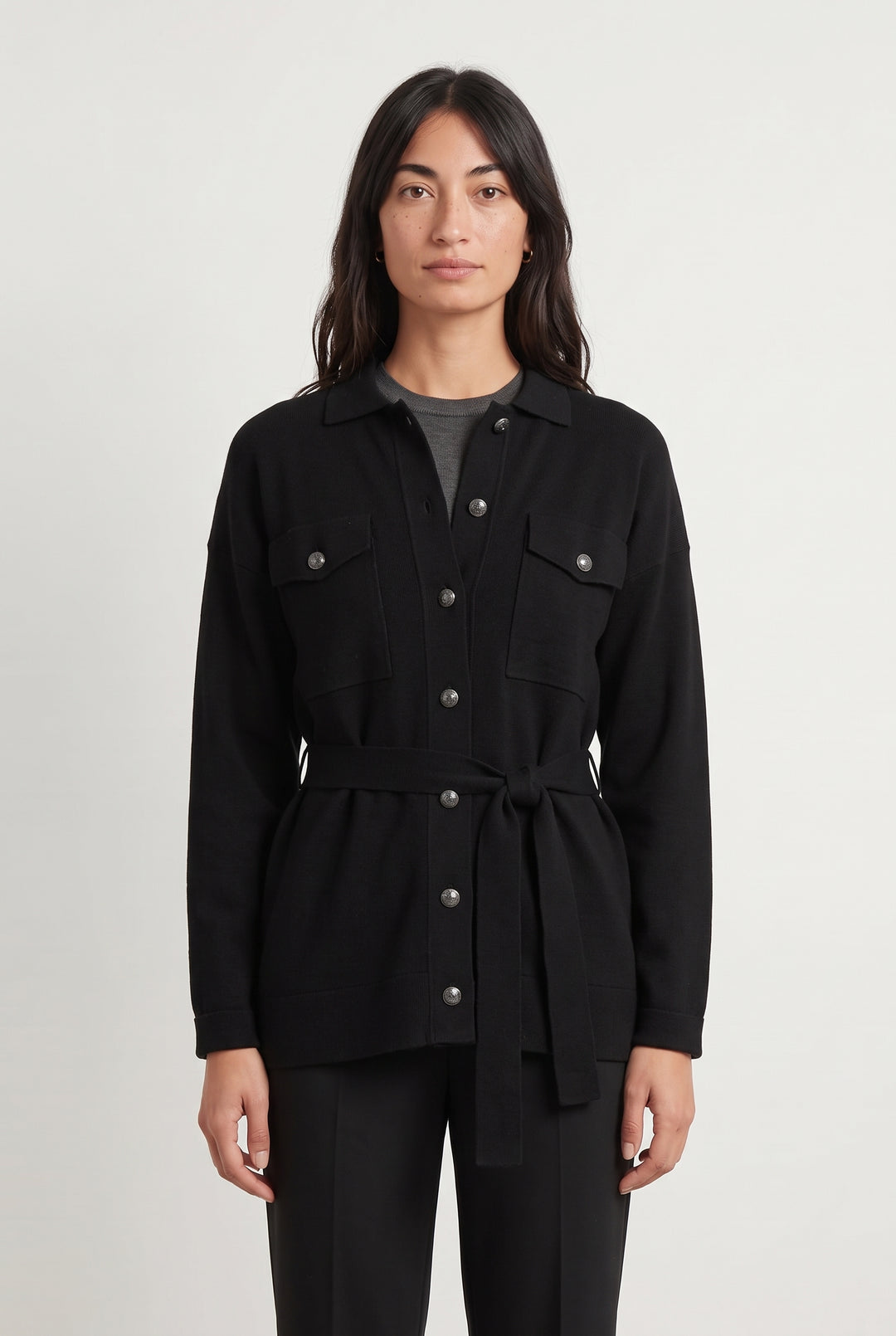 Gilet Noir - Taille XS/34 de la marque IKKS | PARAD120205 - Vendu par Paradigme - Image 1