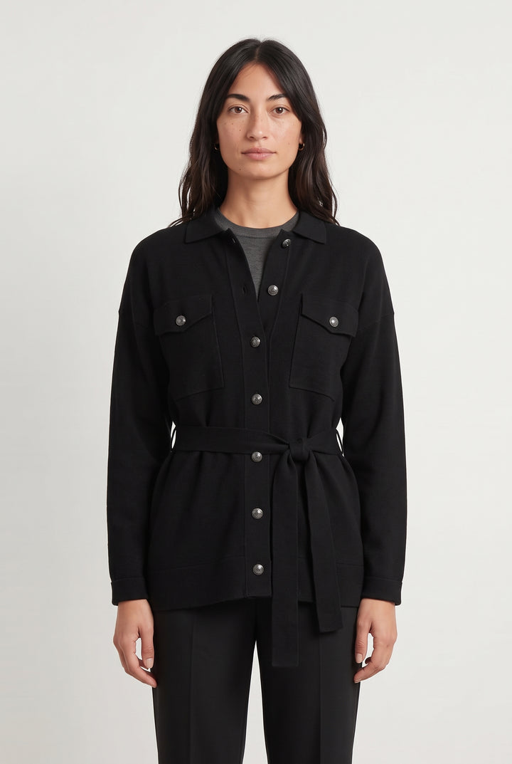 Gilet Noir - Taille XS/34 de la marque IKKS | PARAD120205 - Vendu par Paradigme - Image 1