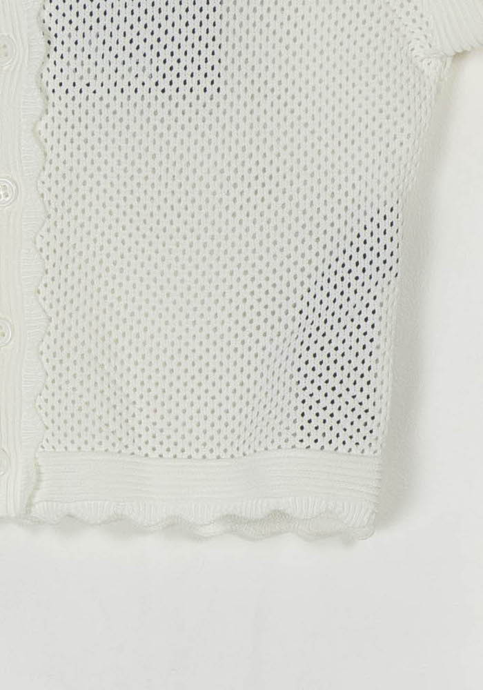 Cardigan Blanc - Taille XS/34 de la marque The Kooples | PARAD120209 - Vendu par Paradigme - Image 3