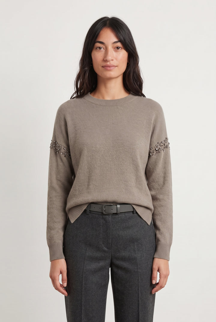 Pull Gris - Taille XS/34 de la marque IKKS | PARAD120210 - Vendu par Paradigme - Image 1