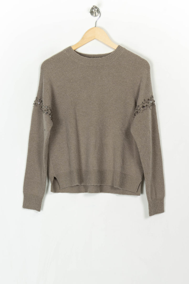 Pull Gris - Taille XS/34 de la marque IKKS | PARAD120210 - Vendu par Paradigme - Image 2