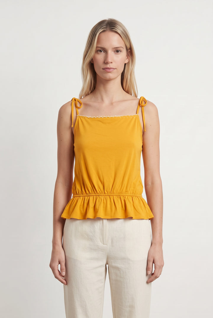 Top Jaune - Taille XS/34 de la marque Karl Marc John | PARAD120213 - Vendu par Paradigme - Image 1
