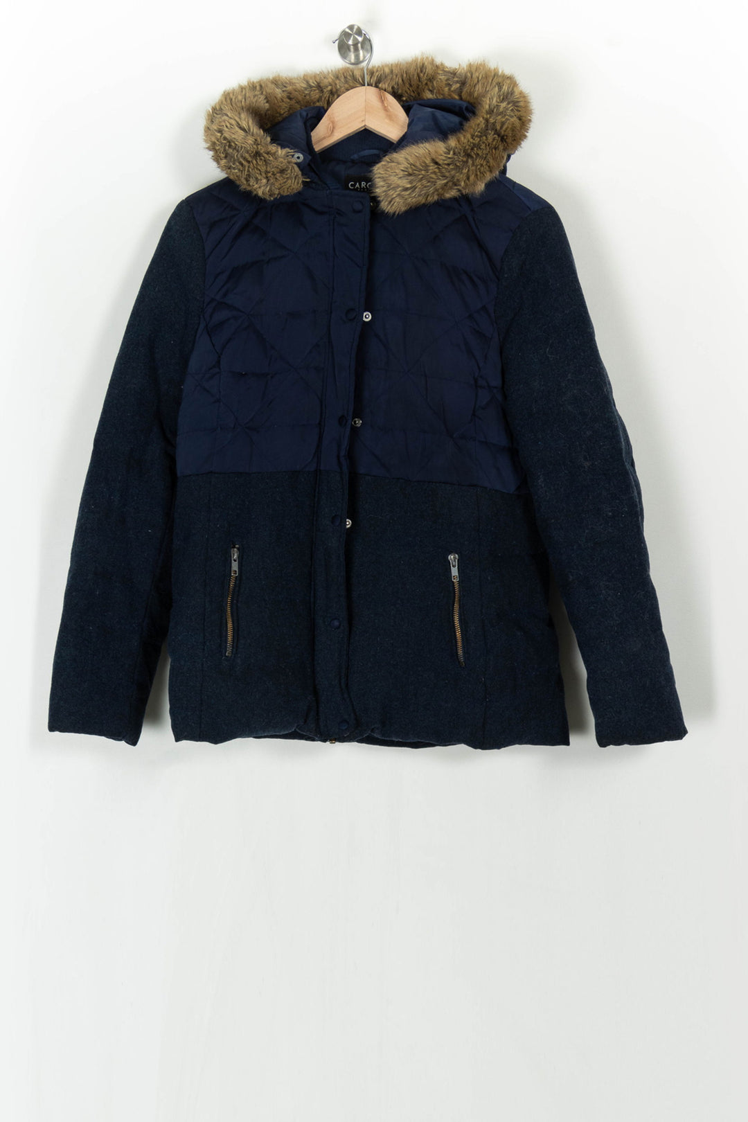 Manteau Bleu - Taille M/38 de la marque Caroll | PARAD120215 - Vendu par Paradigme - Image 2