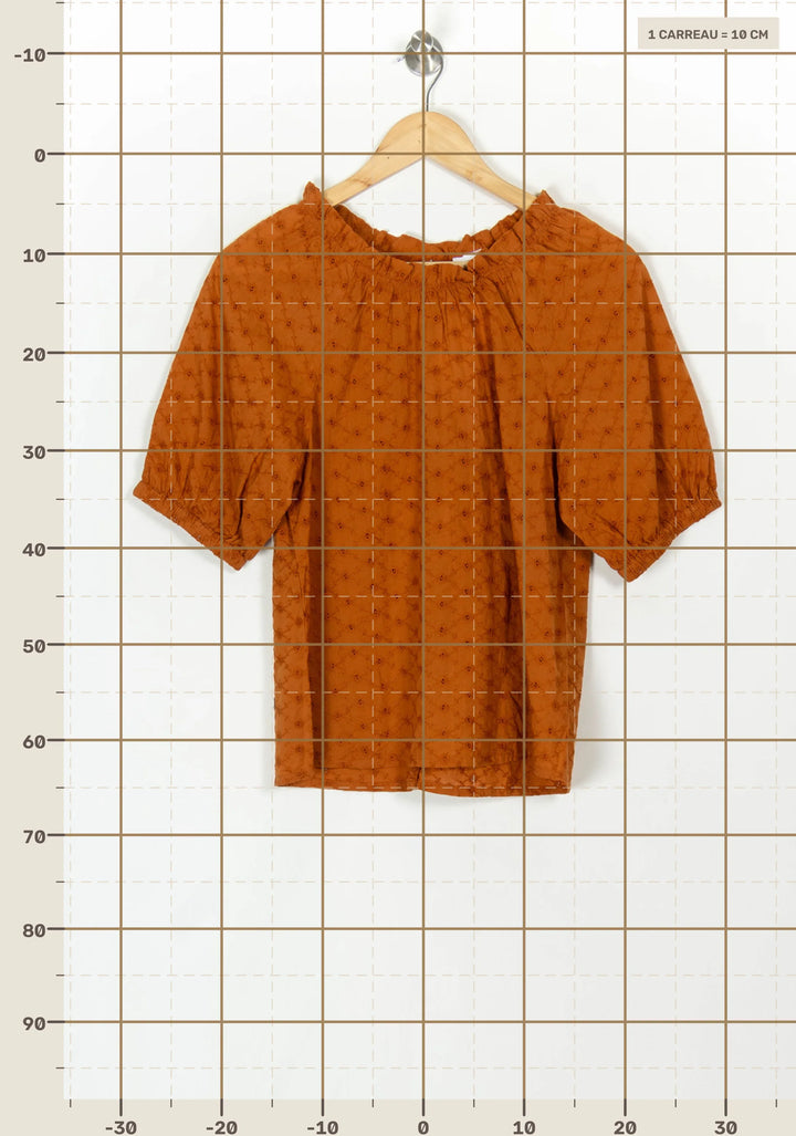Blouse Orange - Taille XS/34 de la marque Karl Marc John | PARAD120216 - Vendu par Paradigme - Image 4