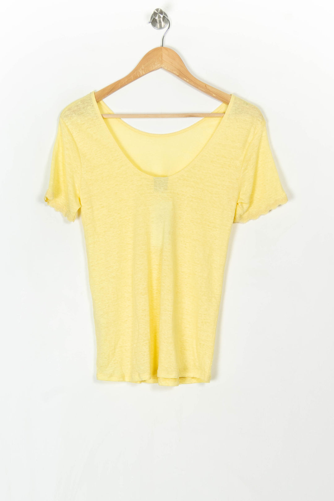 Tee-shirt Jaune - Taille XS/34 de la marque Karl Marc John | PARAD120217 - Vendu par Paradigme - Image 5
