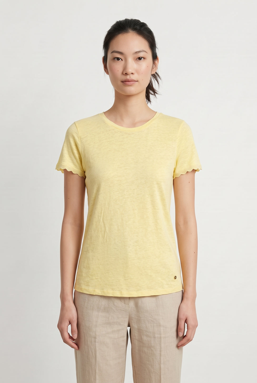 Tee-shirt Jaune - Taille XS/34 de la marque Karl Marc John | PARAD120217 - Vendu par Paradigme - Image 1