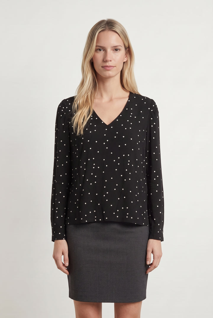 Blouse Noire et Blanche - Taille S/36 de la marque Karl Marc John | PARAD120219 - Vendu par Paradigme - Image 1