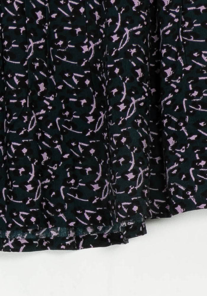 Jupe Courte Verte et Violette - Taille S/36 de la marque Karl Marc John | PARAD120220 - Vendu par Paradigme - Image 3