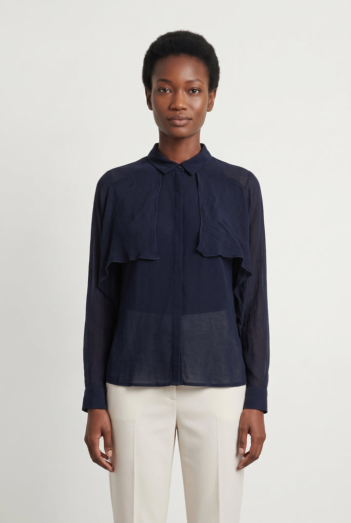 Blouse Bleue - Taille XS/34 de la marque Karl Marc John | PARAD120222 - Vendu par Paradigme - Image 1
