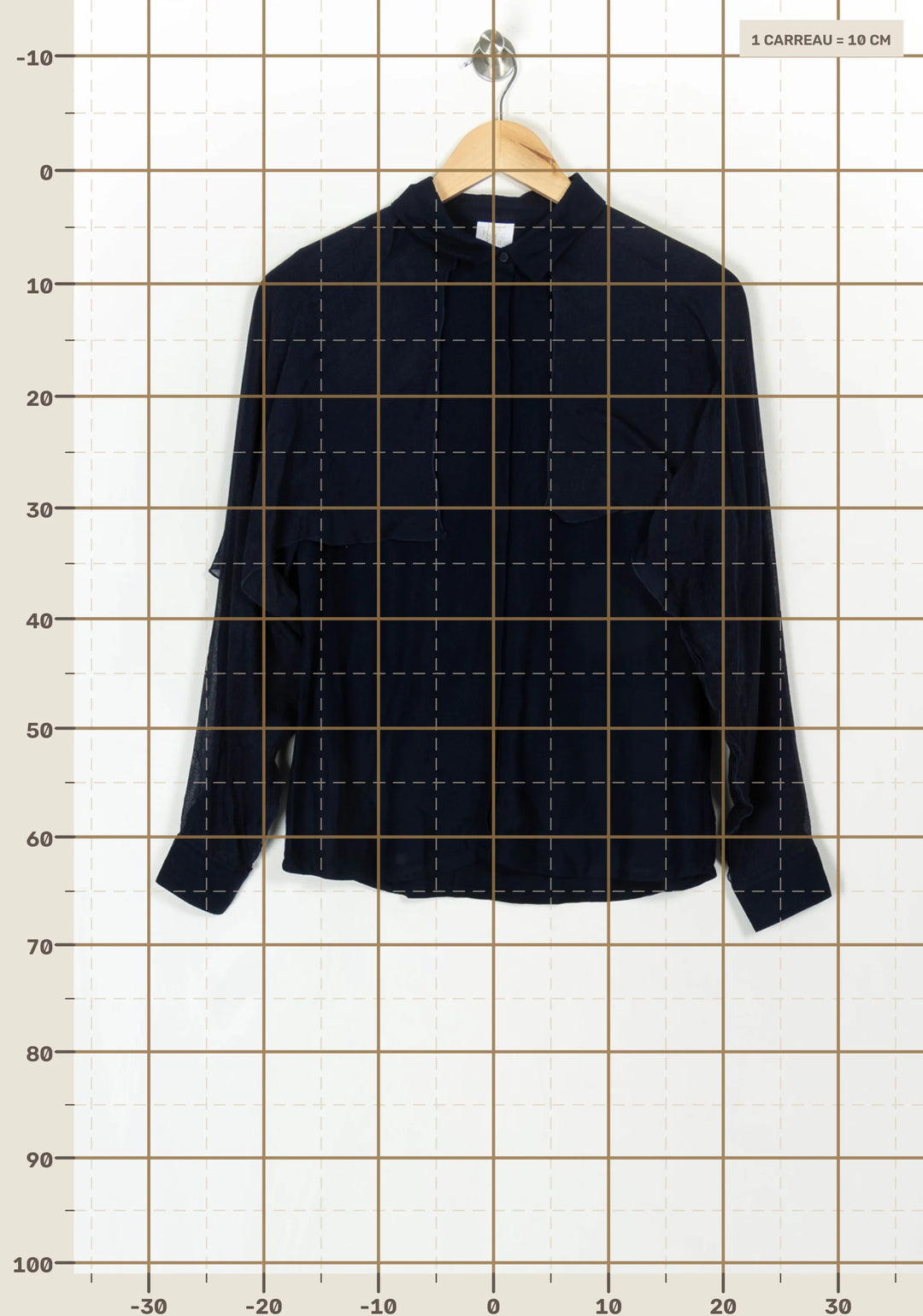 Blouse Bleue - Taille XS/34 de la marque Karl Marc John | PARAD120222 - Vendu par Paradigme - Image 4