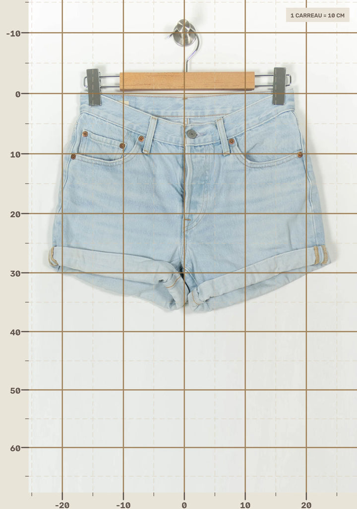 Short en Jean Bleu - Taille S/36 de la marque Levi&