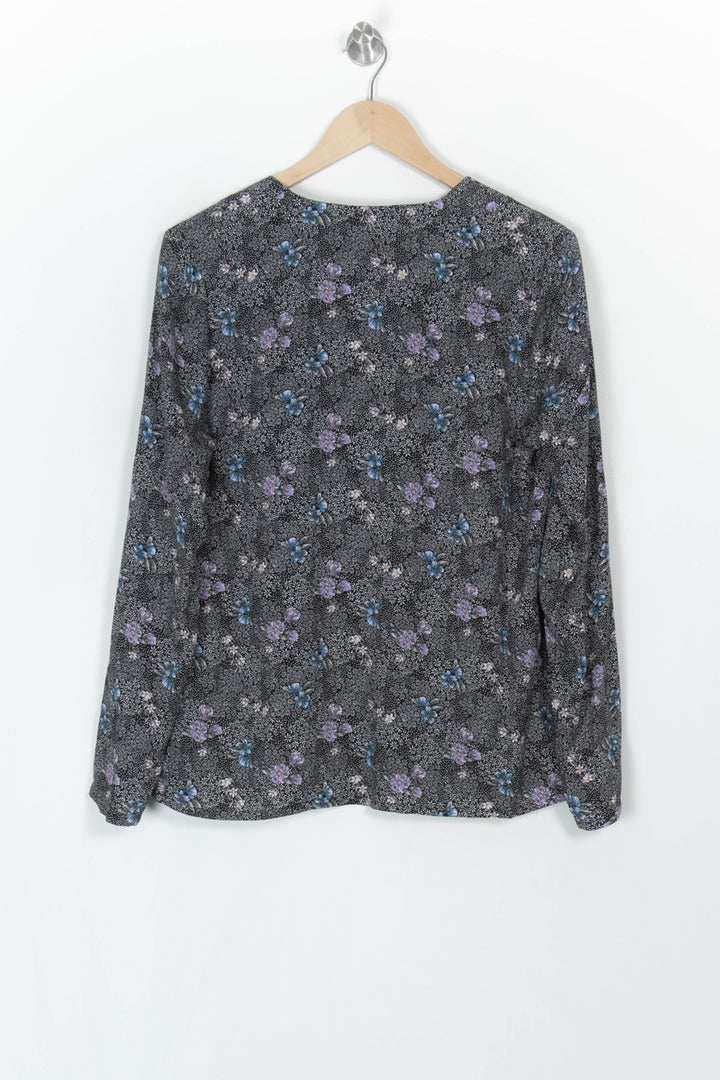 Blouse Noire et Fleurie - Taille S/36 de la marque Karl Marc John | PARAD120227 - Vendu par Paradigme - Image 5