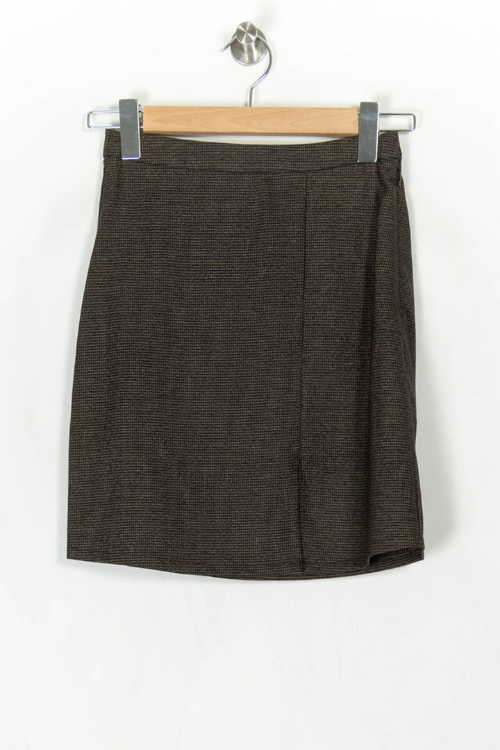Jupe Courte Marron - Taille XS/34 de la marque Karl Marc John | PARAD120228 - Vendu par Paradigme - Image 2
